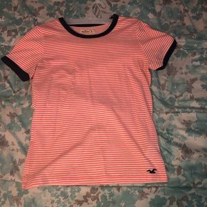 Hollister stripe polo
